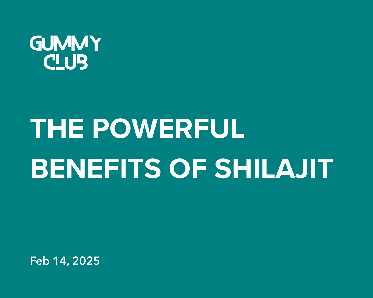 The Powerful Benefits of Shilajit: Energy, Vitality, and Wellness - Gummy Club®